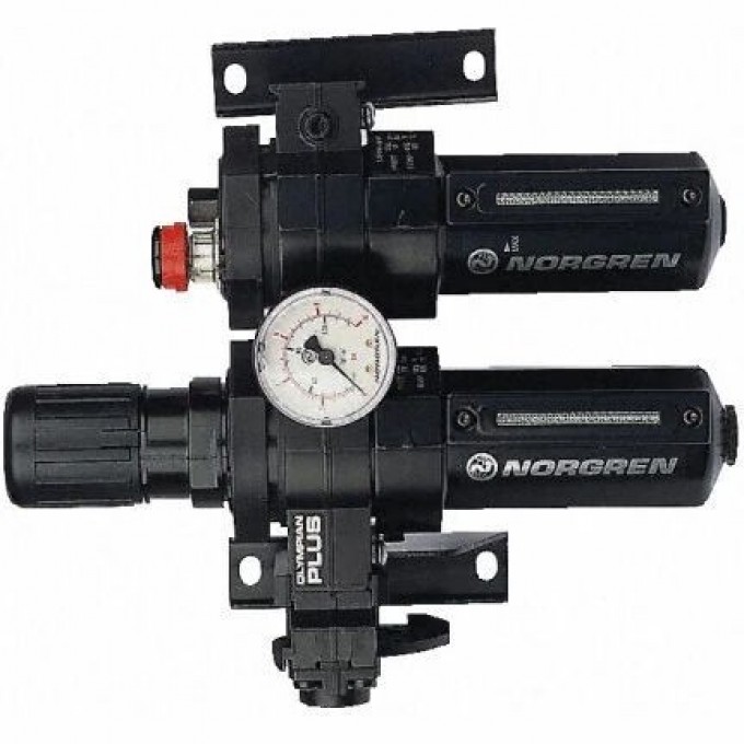 Блок подготовки воздуха NORGREN BL64 с манометром G 3/8, фильтрация 40 мкм 1969635