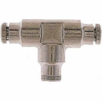 Переходник NORGREN 1006 Push In 5 мм Tube-to-Tube никелированный 2101975