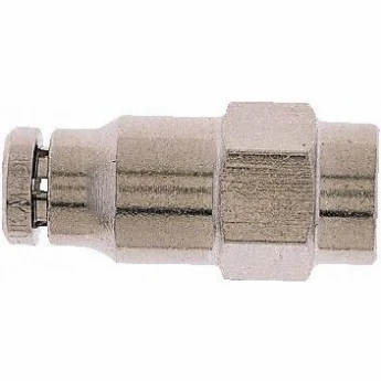 Переходник NORGREN 10 G 1/4 Female - Push In 8 мм никелированная латунь 2102625