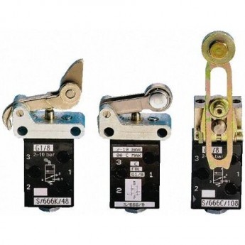 Клапан пневматический NORGREN S/666 3/2 с роликовым рычагом G 1/8 3146266