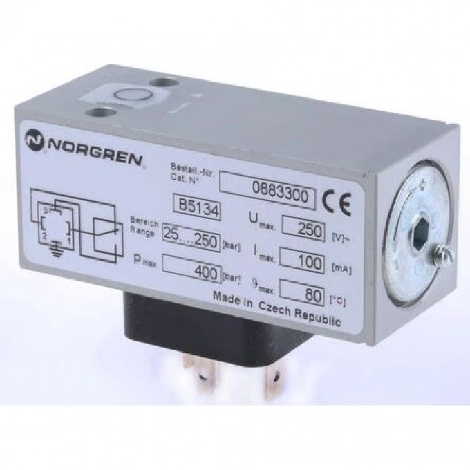 Датчик давления NORGREN 18D нормально закрытый/открытый IP65 4076095