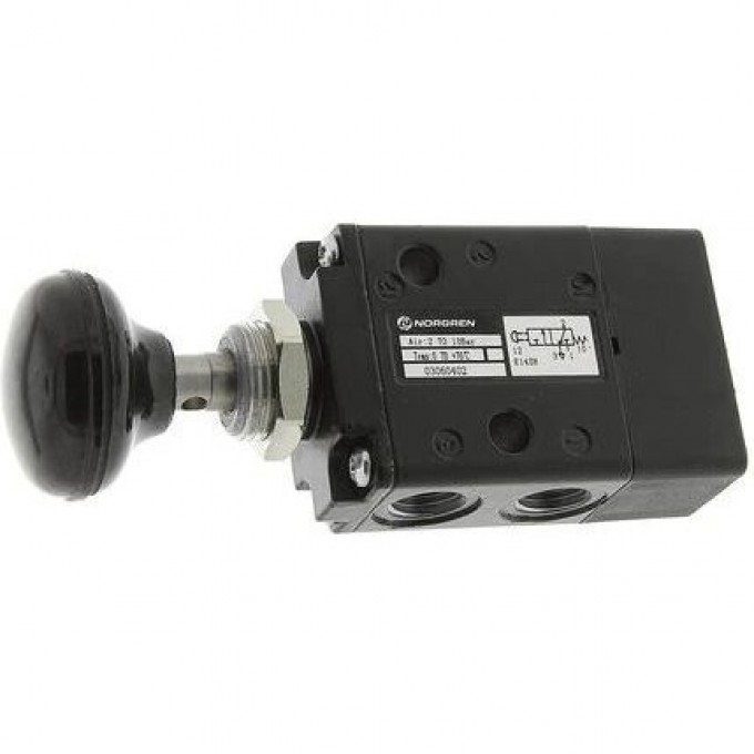 Клапан пневматический 3/2 NORGREN Серия 03 с нажимной кнопкой G 1/4 722356